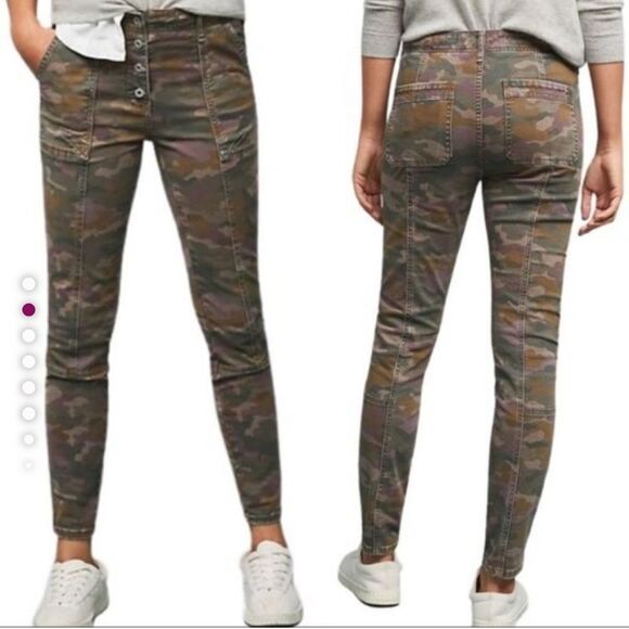 Anthropologie Jefferson Slim Camo Utility Pants - Picture 9 of 9